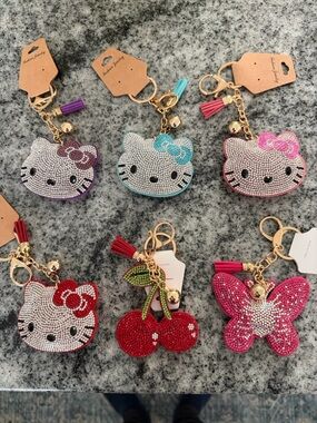 Buyer Choice: Pick your Crystal Bag Charm / Key Chain